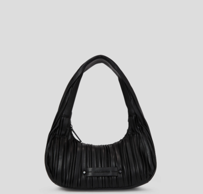 Bolso Hobo Karl Lagerfeld mediano negro